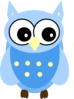 Blue Owl Clip Art