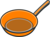 Copper Pan 2 Clip Art