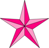 Pink Nautical Star Clip Art