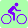 Lilac Bike Clip Art