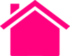 Tiny Tiny Pink House Clip Art