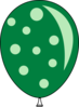Green Ballon Clip Art