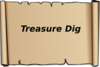 Treasure Dig Sign Clip Art