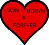 Jon And Robyn Heart Clip Art
