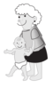 Mother With Infant Clip Art