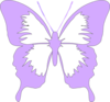 Light Purple Butterfly Clip Art