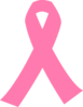 Ribbon For Cancer Dark Pink Clip Art