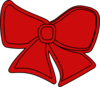Bow Red Clip Art