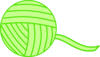 Green Yarn Clip Art