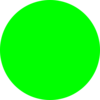 Neon Green Dot Clip Art