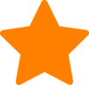 Star-orange Clip Art