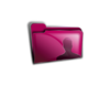 Person Pink Folder Clip Art