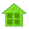 Green Home Clip Art
