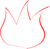 Flame Outline Clip Art