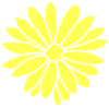 Dahlia Yellow Clip Art