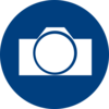 Blue Camera Icon Clip Art
