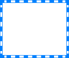 Blue Rectangular Border Clip Art