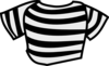 Black Striped Shirt Clip Art