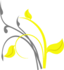 Yellow Branch Clip Art