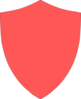 Red Shield 2 Clip Art