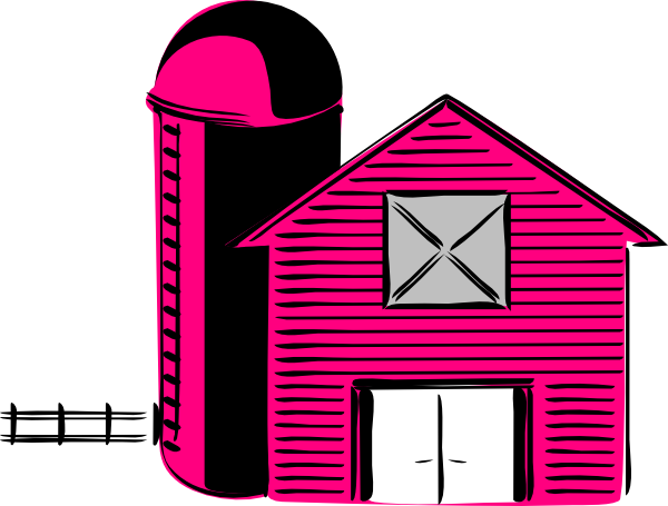 Pink Barn Clip Art at Clker.com - vector clip art online, royalty free &  public domain