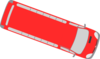 Red Bus - 340 Clip Art