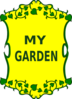 Garden Sign Clip Art