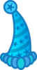 Blue Party Hat Clip Art