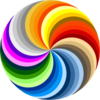 Pinwheel Of Colors Clip Art