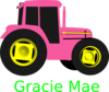 Green Tractor Clip Art