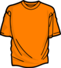 T-shirt-orange Clip Art