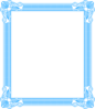 Frame Blue Vinatge Clip Art