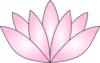 Pink Lotus Lily Clip Art