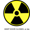 Radioactive Toilet Sign Clip Art