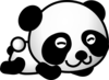 Cartoonish Panda Clip Art