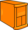 Orange Server Clip Art