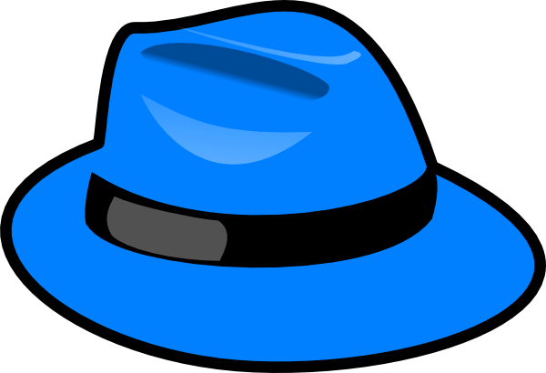 Blue Hat Clip Art at Clker.com - vector clip art online, royalty free &  public domain