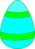 Light Blue And Light Green Egg Clip Art