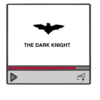 The Dark Knight Video Player Icon Clip Art