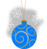 Aqua Decorative Ornament Clip Art