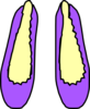 Purple Shoes Clip Art