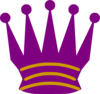 Purple And Gold Queen Clip Art