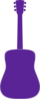 Guitar, Purple Clip Art
