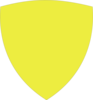 Dark Yellow Shield Clip Art