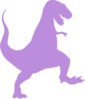 Purple Dino Clip Art