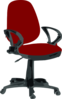 Red Desk Chair Clip Art