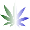 Weed Green White And Blue Clip Art