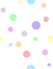 Polka Dots, In Pastel Colors Clip Art