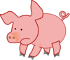 Fat Pig 2 Clip Art