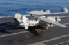 An E-2c Makes A Successful Assisted Landing On The Ship S Flight Deck Clip Art